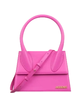 Ροζ mini bag, Le Grand Chiquito Jacquemus, €850 kalogirou.com