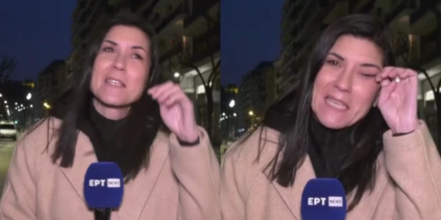 ΕΡΤ: Δημοσιογράφος ''λύγισε'' στον αέρα της εκπομπής ''Συνδέσεις'' - Σκούπιζε τα μάτια της που έτρεχαν με δάκρυα