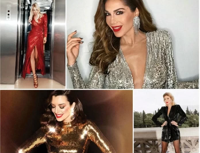 Βρήκαμε τι φόρεσαν οι διάσημες κυρίες της ελληνικής showbiz στα ρεβεγιόν!