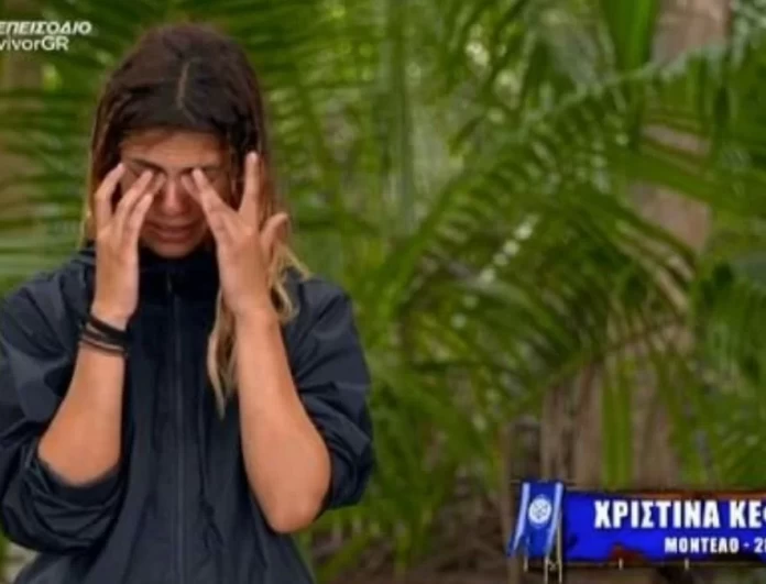 Survivor 4: Ξέσπασε σε κλάματα η Χριστίνα Κεφαλά on camera