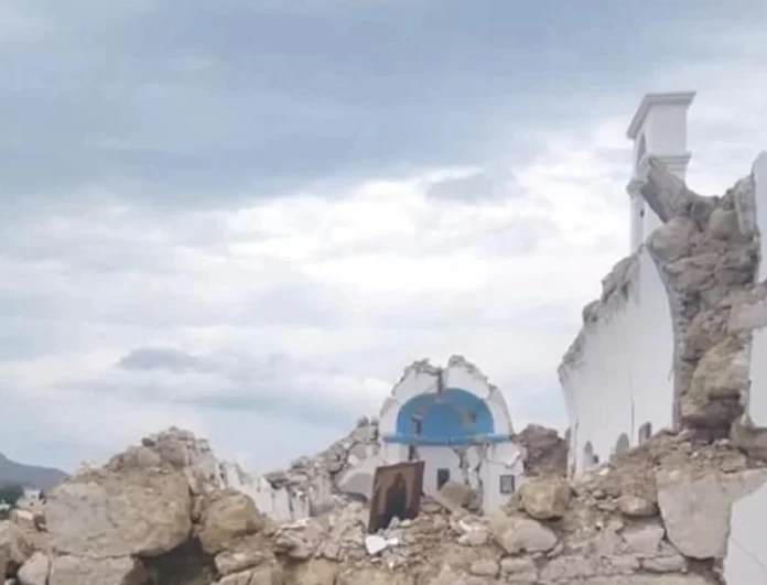 Κρήτη: Κατέρρευσε εκκλησία σε χωριό στο Λασίθι από τον σεισμό