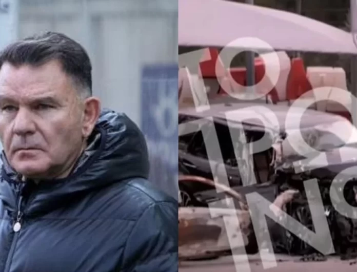 Σοκαριστικές εικόνες - Έτσι είναι το αμάξι του Αλέξη Κούγια μετά το σοβαρό τροχαίο του
