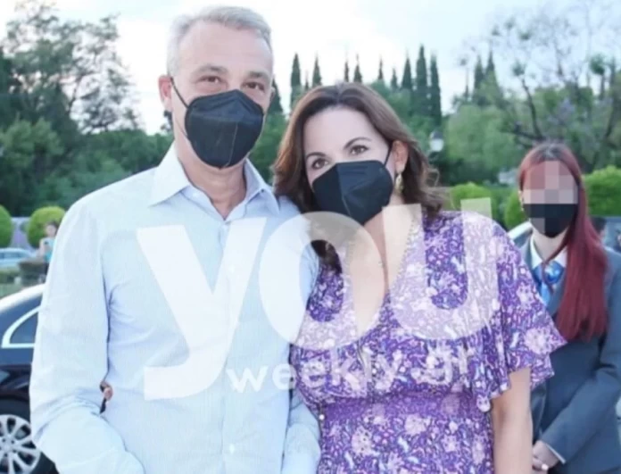 Ερωτευμένοι μπροστά στην κάμερα - Σπάνια δημόσια εμφάνιση για Όλγα Κεφαλογιάννη και Μίνω Μάτσα