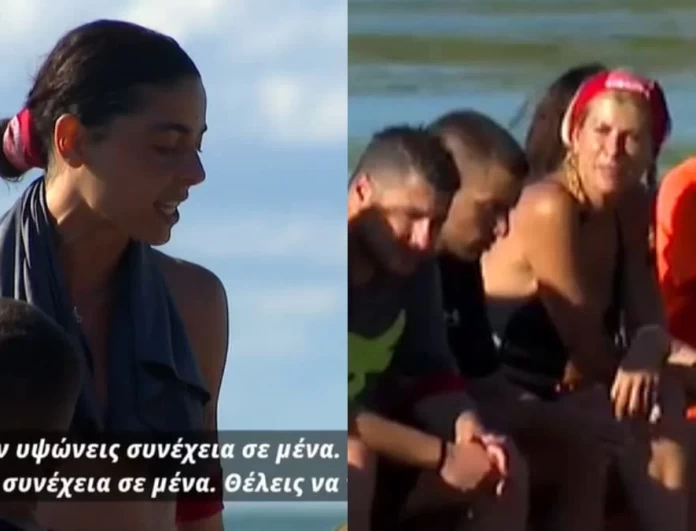 Survivor 5: «Δεν σου ξαναμιλάω ρε τέλος» - Έντονος τσακωμός στο αγώνισμα μεταξύ Ευρυδίκης και Μυριέλλας