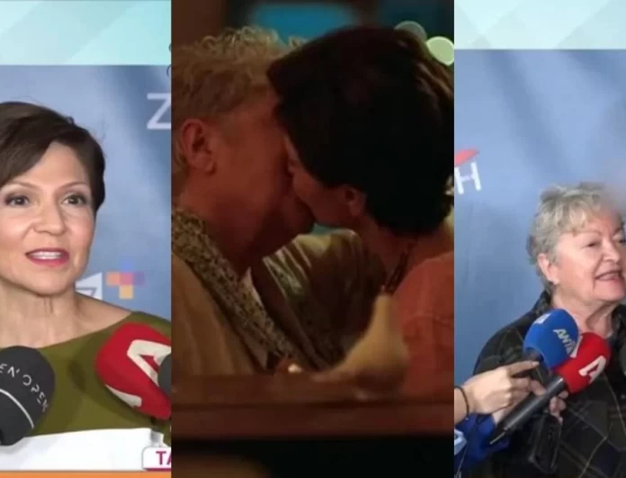 «Φίλησα αυτό το στόμα από το οποίο...» - Η απάντηση Τσανακλίδου και Κουλίεβα για το γκέι φιλί τους στη σειρά Ζωή του ΑΝΤ1+