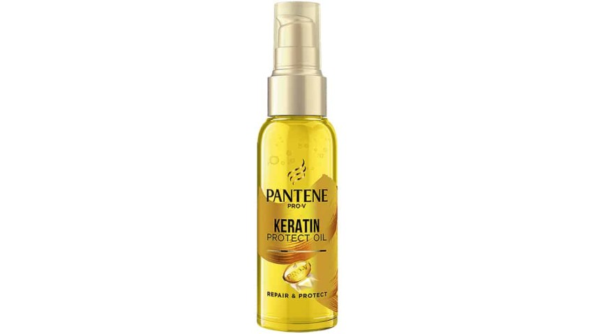 Ξηρό λάδι μαλλιών για λάμψη, Keratin Protect Oil, Pantene Pro-V, €5,94 
