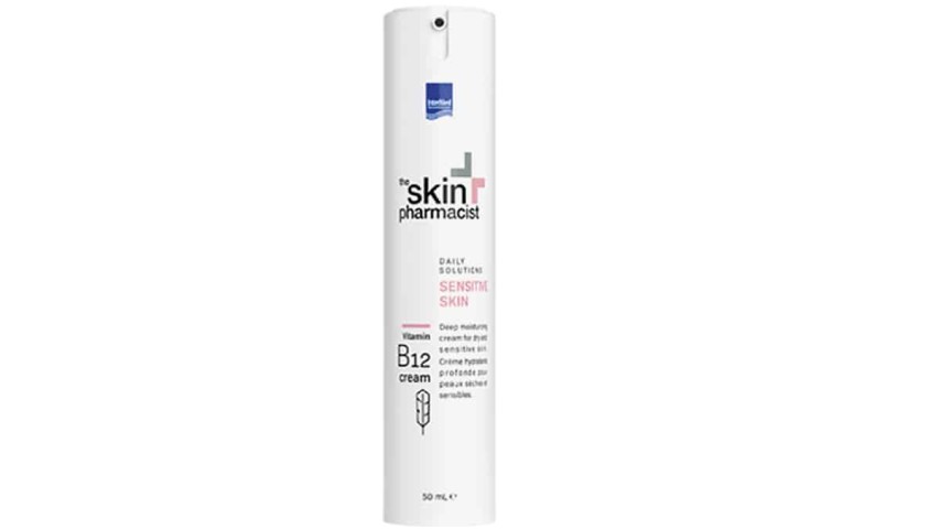 Κρέμα βαθιάς ενυδάτωσης για πολύ ξηρό και ευαίσθητο δέρμα, The Skin Pharmacist, Sensitive Skin B12 Cream, InterMed (στα Φαρμακεία από την InterMed)