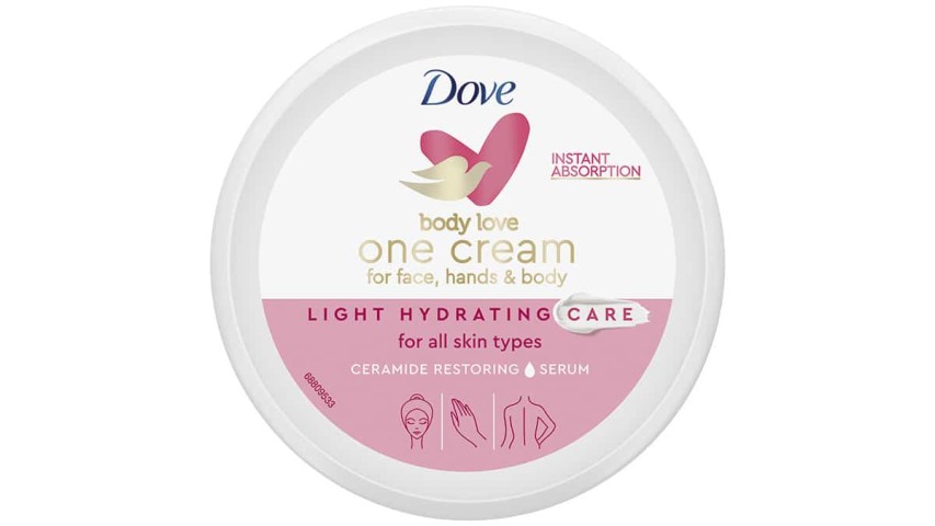 Κρέµα σώµατος, χεριών & προσώπου, One Cream, Body Love for face, hands & body, Light Hydrating Care, Dove, €6,14