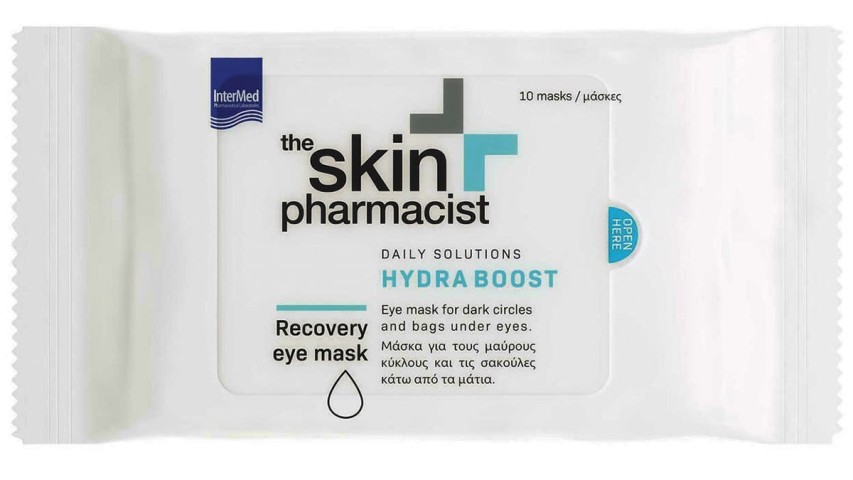Μάσκα για τους μαύρους κύκλους & τις σακούλες κάτω από τα μάτια,  The Skin Pharmacist, Daily Solutions, Hydra Boost, Recovery Eye Mask, InterMed (στα Φαρμακεία από την InterMed)
