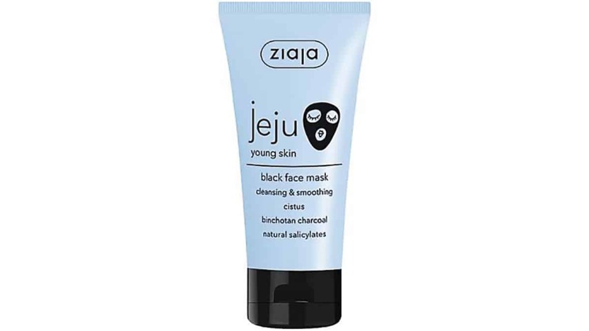 Μαύρη µάσκα καθαρισµού µε υψηλή περιεκτικότητα σε άνθρακα, Young Skin Jeju, Black Face Mask, Cleansing & Smoothing, Ziaja (σε καταστήµατα καλλυντικών, ινστιτούτα αισθητικής & φαρµακεία, Ziaja G