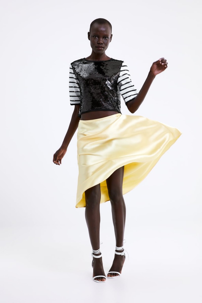 Ανοιξιάτικη φούστα Zara από τη νέα συλλογή