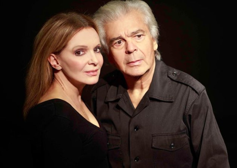 Ο ηθοποιός Γιάννης Μόρτζος και η σύζυγός του