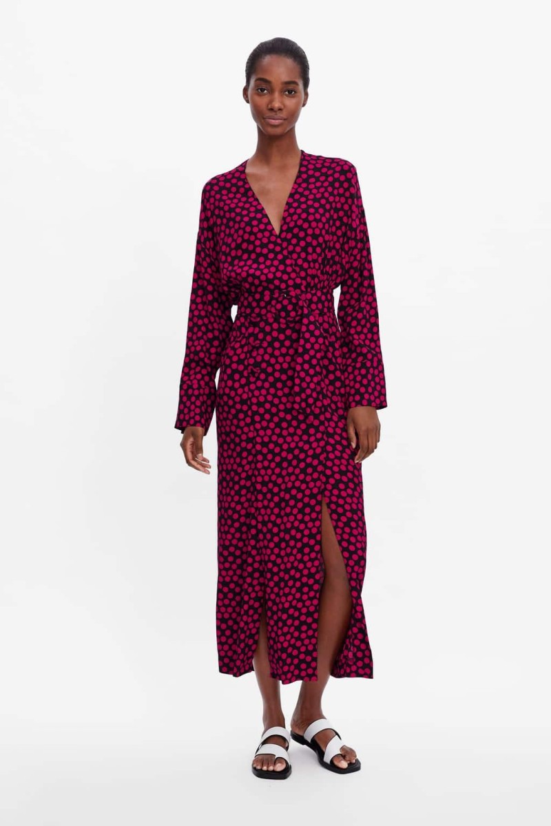 Zara μάξι φόρεμα από τη νέα συλλογή για την άνοιξη