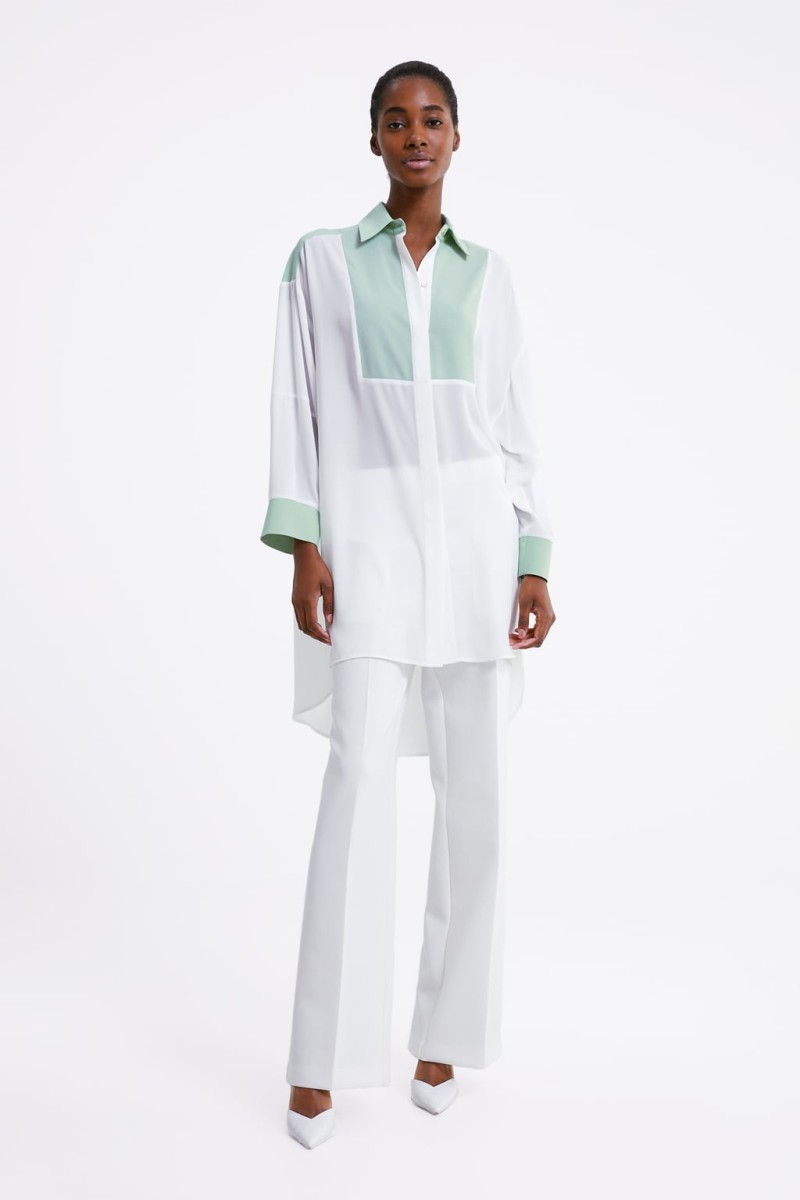 Zara πουκάμισο από τη νέα συλλογή κολεξιόν της Άνοιξης για φέτος 2019