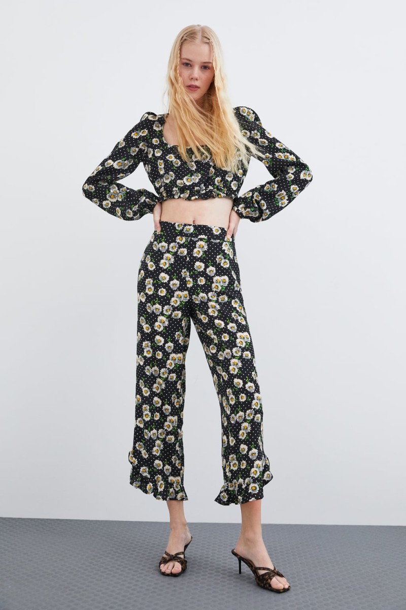 Zara παντελόνι της νέας συλλογής κολεξιόν για την άνοιξη οικονομικό