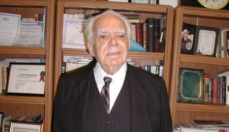 ο Κύπριος δημοσιογράφος, συγγραφέας και αντιστασιακός, Κώστας Αθανασιάδης.
