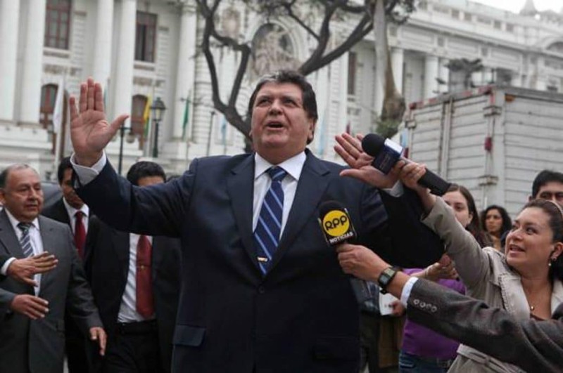 Ο πρώην πρόεδρος του Περού, 'Αλαν Γκαρσία Πέρες