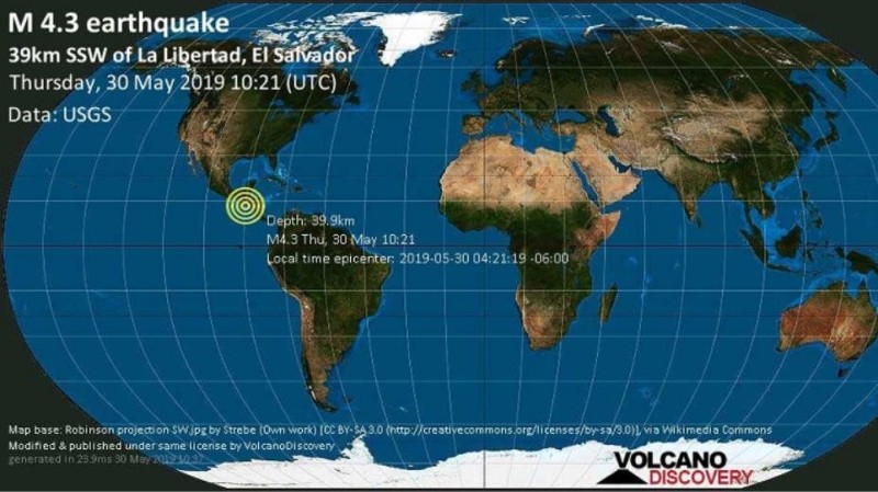 Σεισμός 6,6 Ρίχτερ στο Ελ Σαλβαδόρ