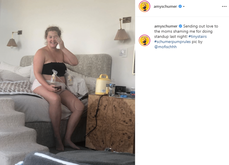 Η Amy Schumer στο Instagram