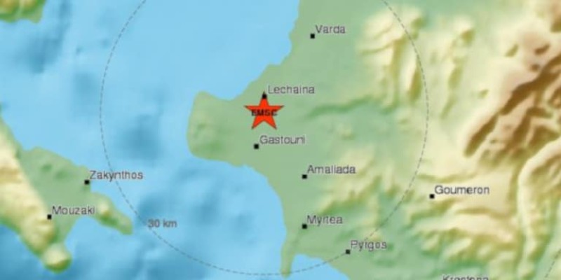 Σεισμός αναστάτωσε τα ξημερώματα την Ηλεία!