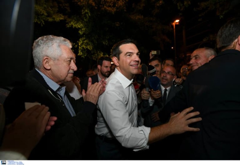 Ο Αλέξης Τσίπρας μετά την ήττα του στις εκλογές