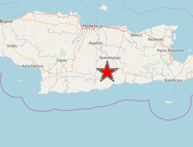 Έκτακτο: Ισχυρός σεισμός τώρα στην Κρήτη!
