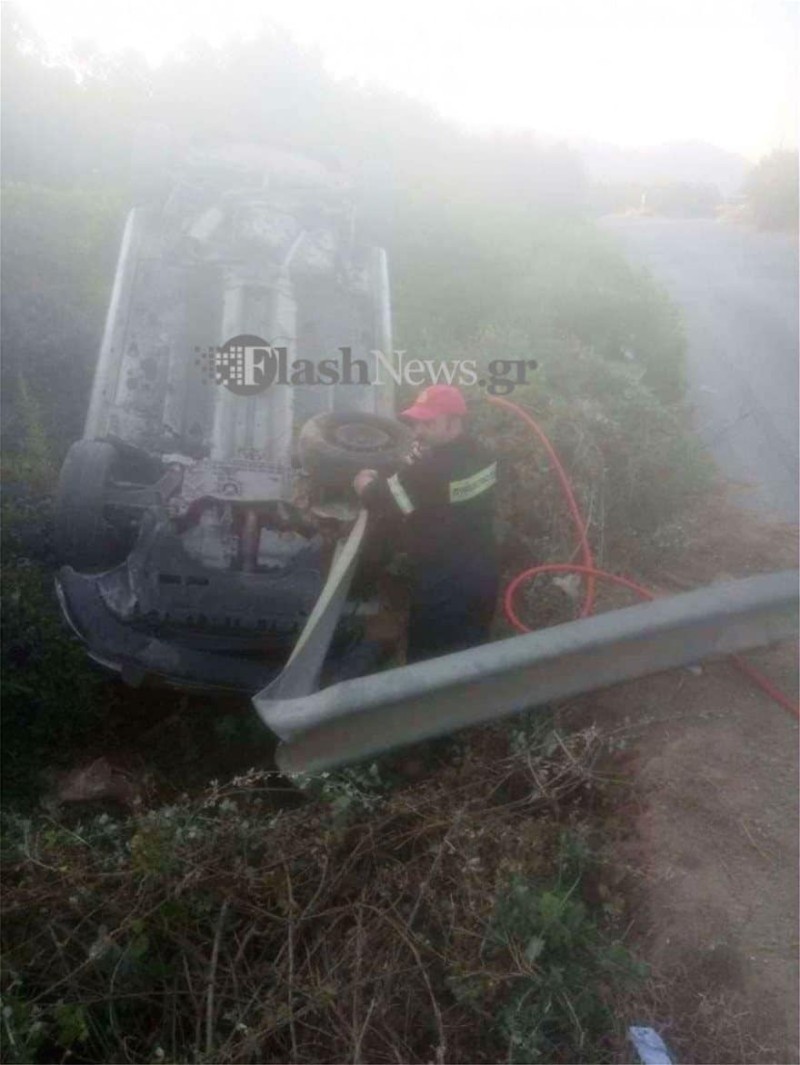 Τραγωδία στην Κρήτη! Αυτοκίνητο «καρφώθηκε» σε προστατευτική μπάρα!