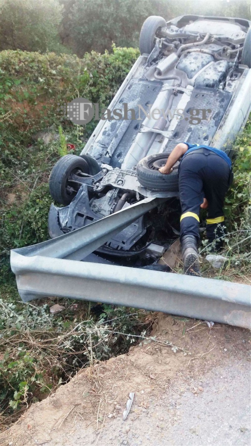 Τραγωδία στην Κρήτη! Αυτοκίνητο «καρφώθηκε» σε προστατευτική μπάρα!