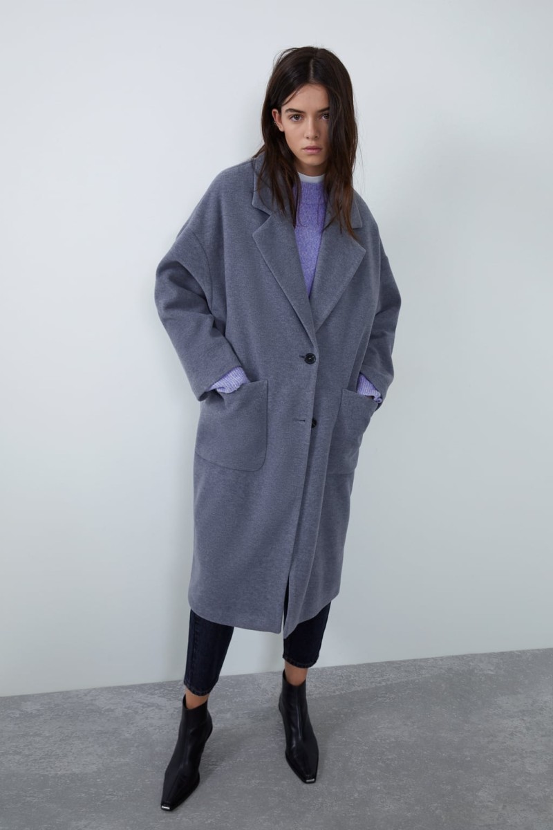 Zara: Εμμονή με αυτό το oversized παλτό! Είναι από τη νέα συλλογή!