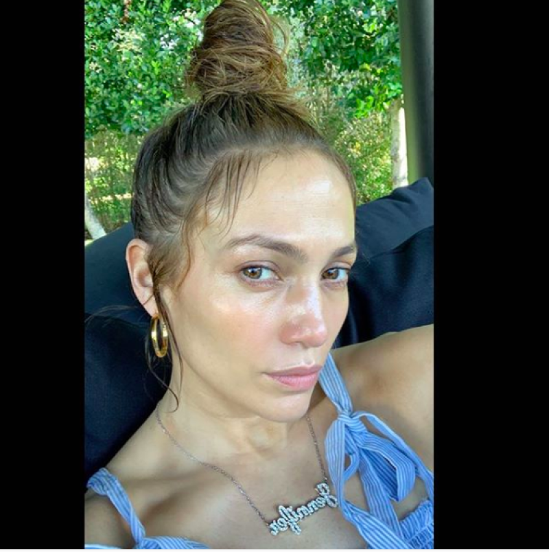 Jennifer Lopez χωρίς μακιγιάζ