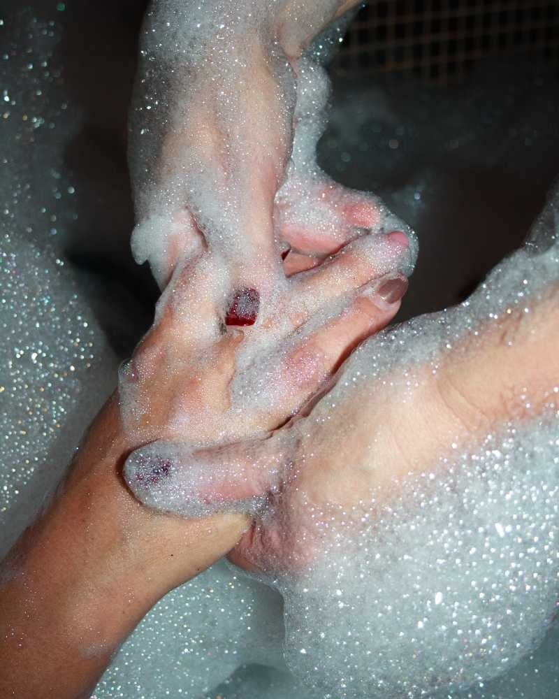 πλύσιμο χεριών σαπουνάδα
