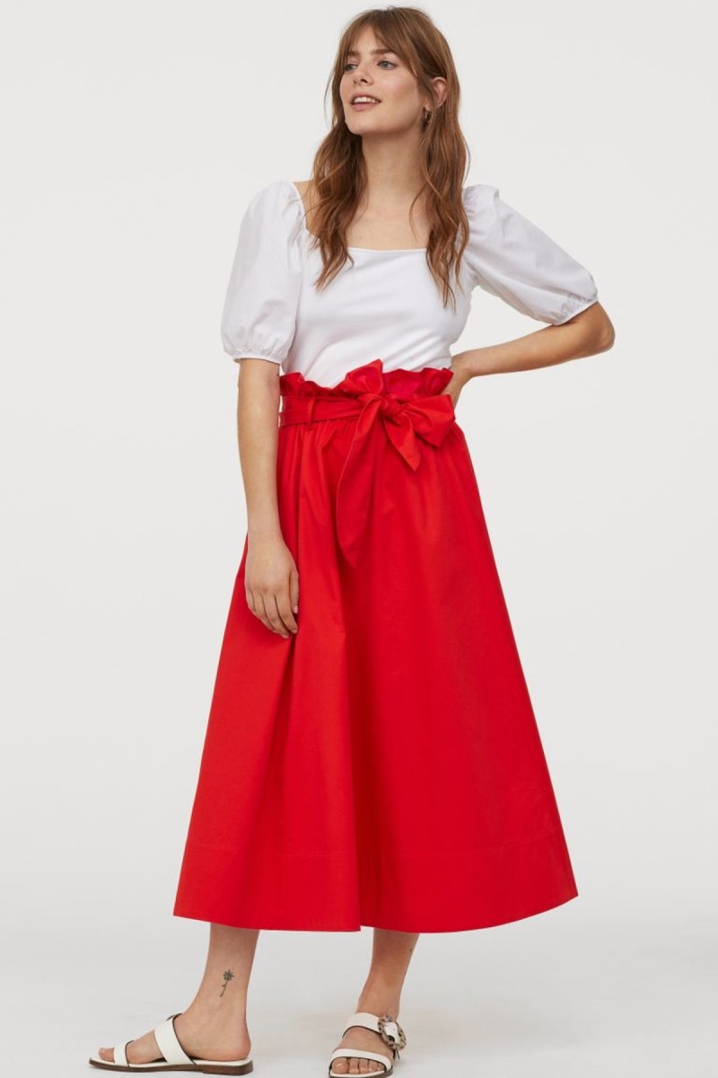 H&M φούστα σχήμα κουδουνιού