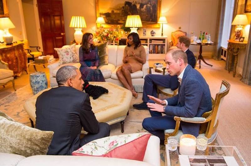 Kate Middlen με Wiliam και Michele με Barack Obama
