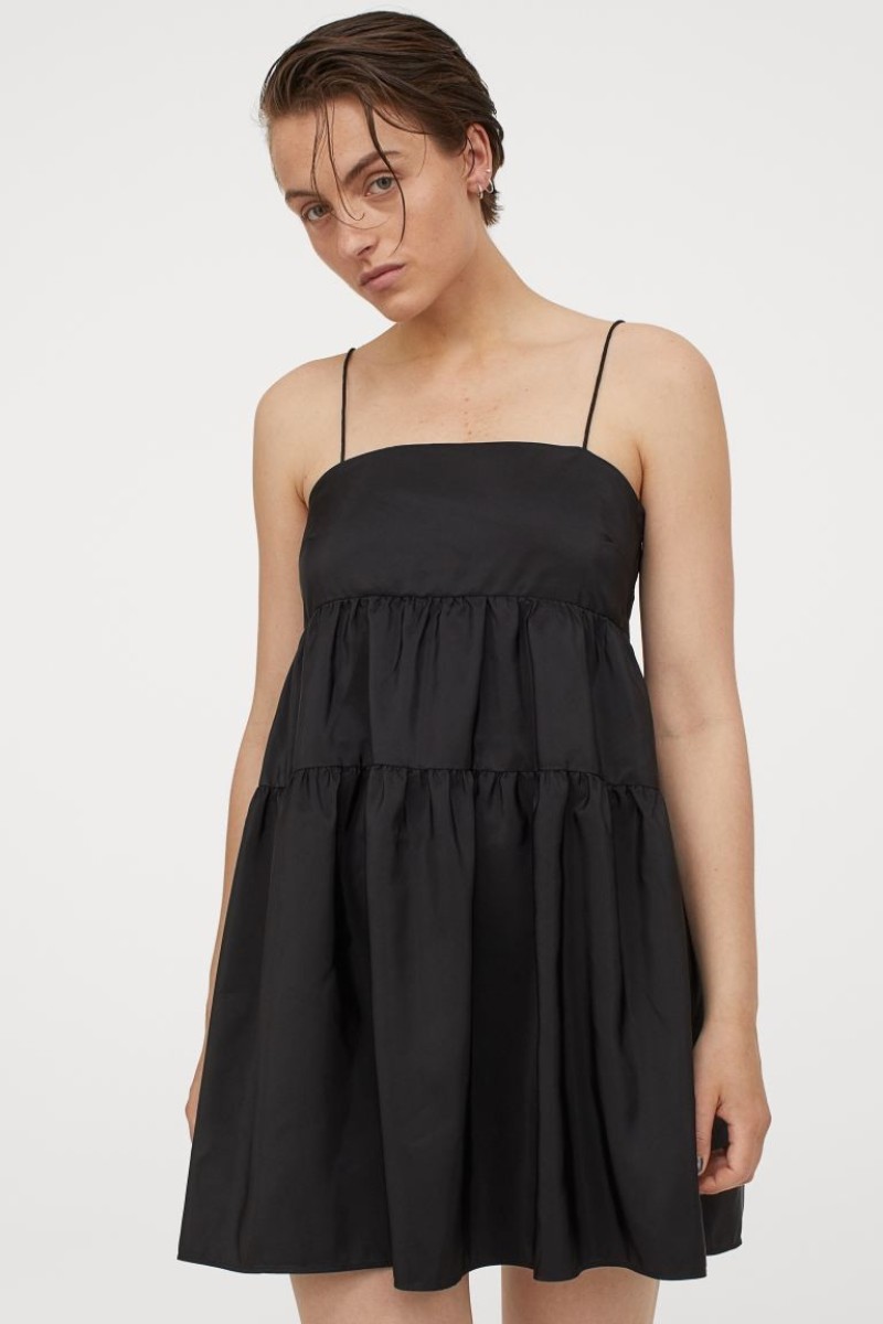 H&M μίνι μαύρο φόρεμα