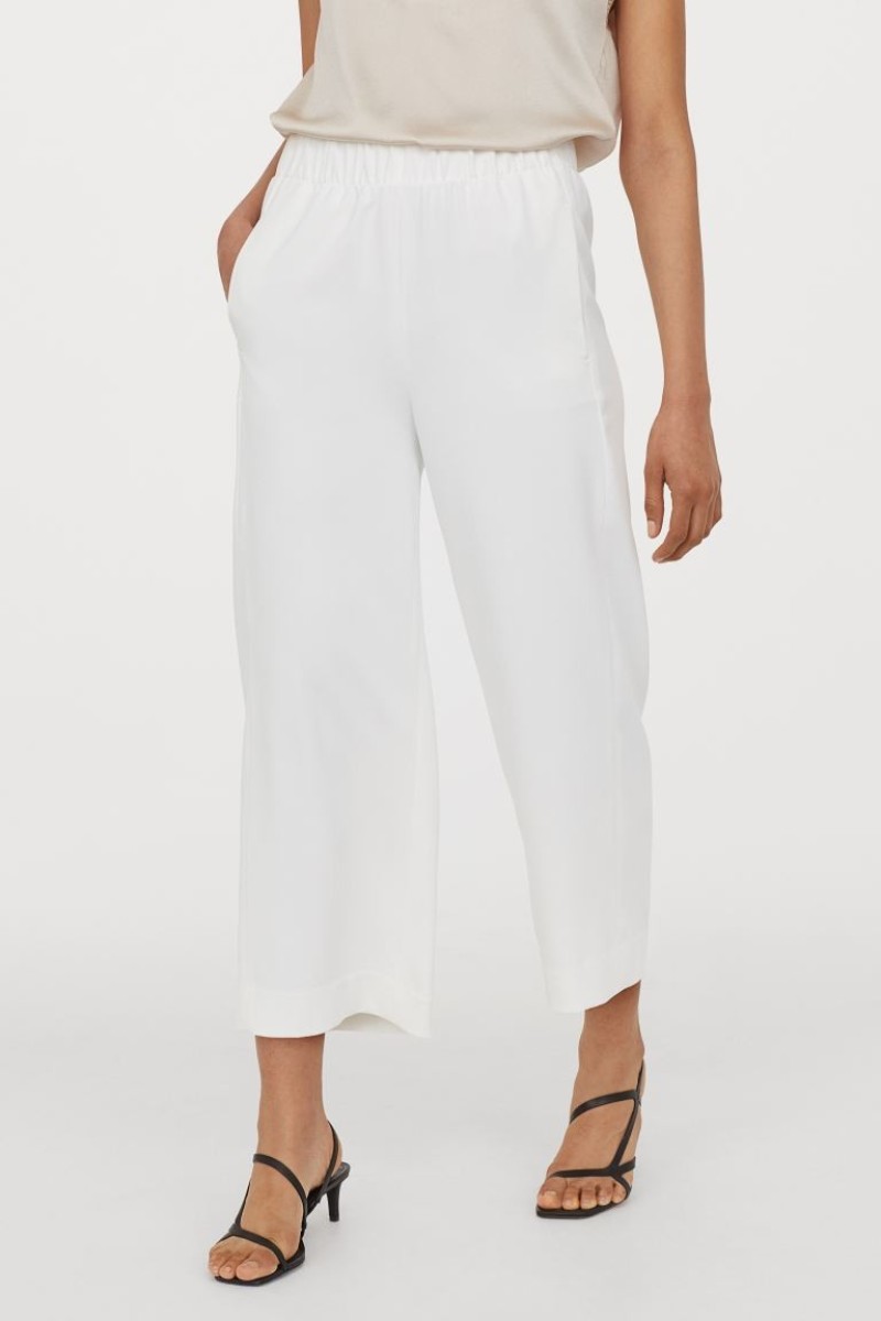 H&M λευκή παντελόνα