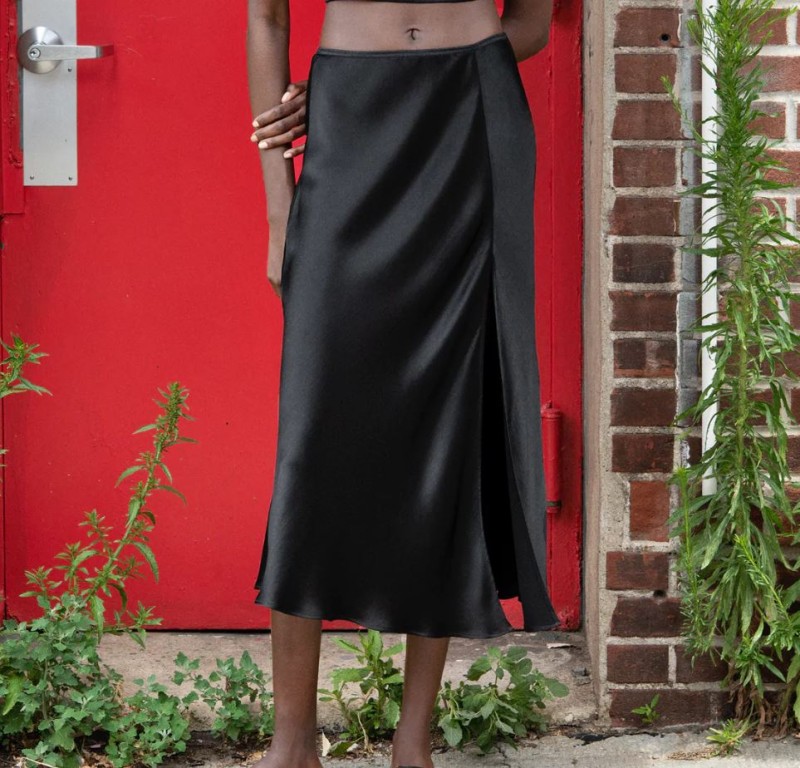 Zara μαύρη φούστα