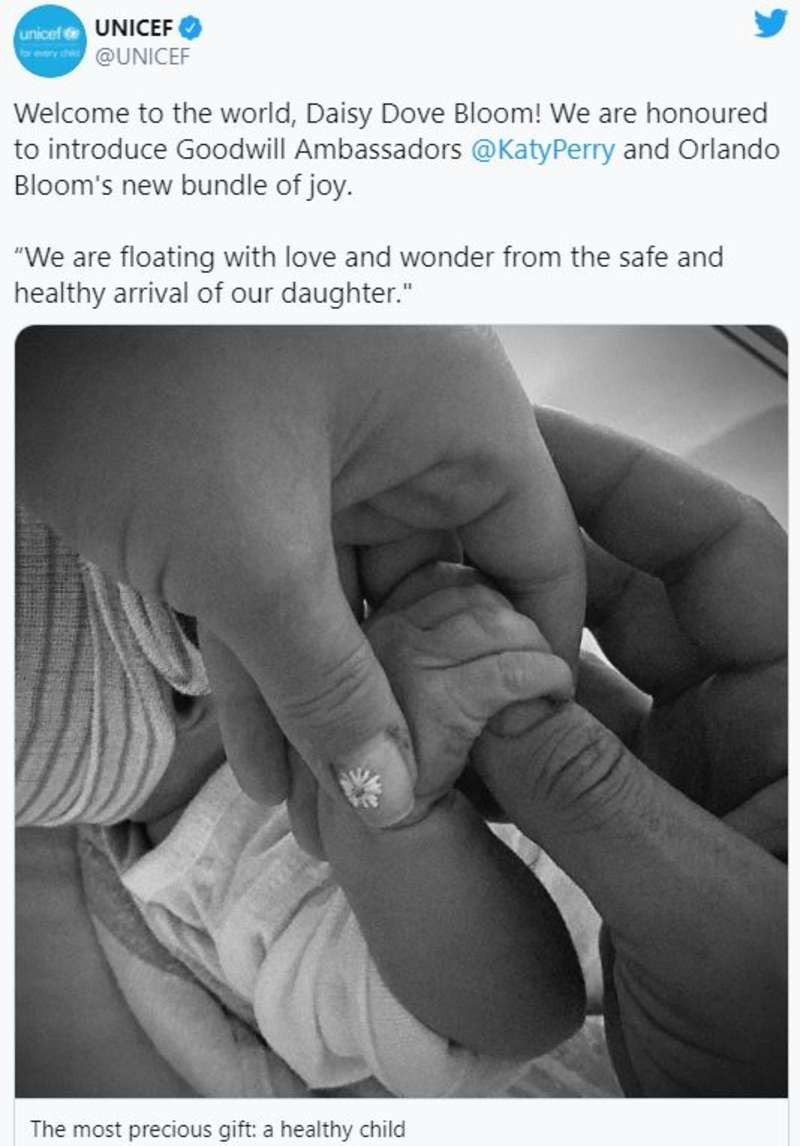 Kate Perry Orlando Bloom έγιναν γονείς