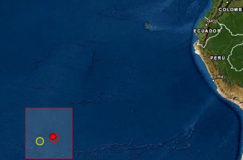 σεισμός  χιλή χάρτης
