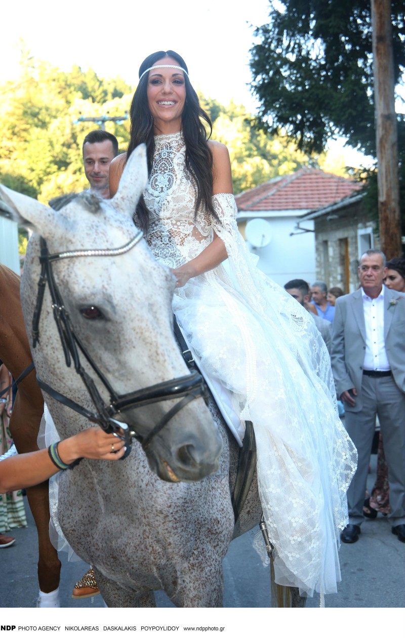 Ανθή Βούλγαρη γάμος άλογο