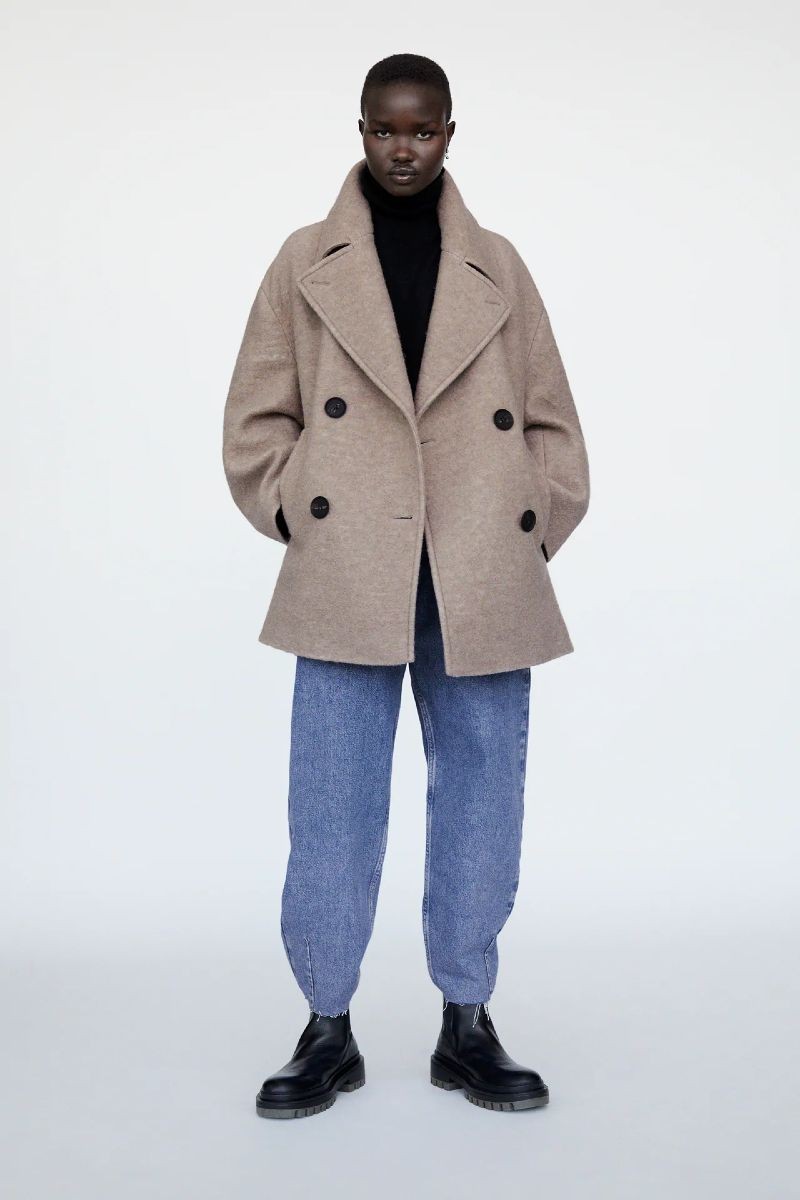 Zara μάλλινο παλτό
