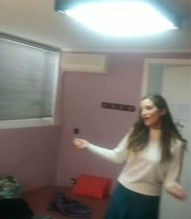 Μαρία Κίτσου χορεύει στα γυρίσματα