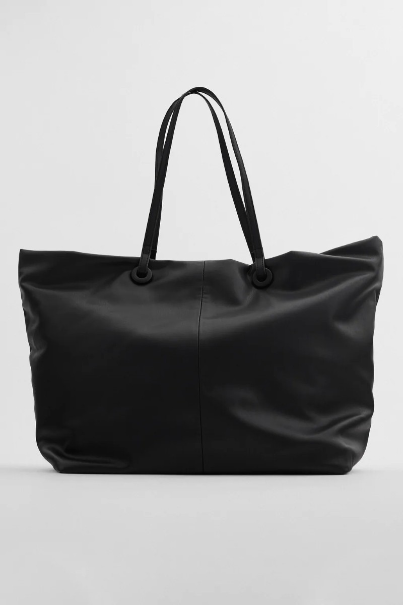Zara μαύρη τσάντα