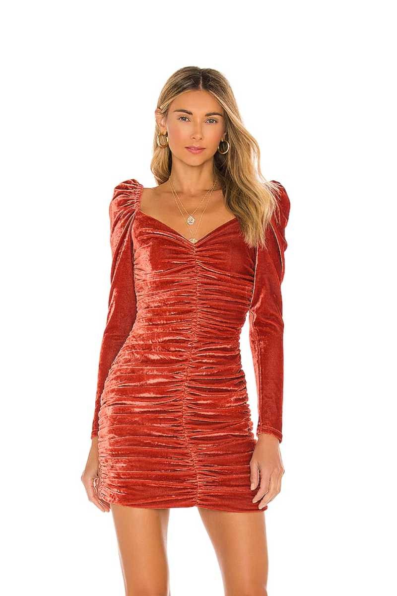 Favela κόκκινο φόρεμα