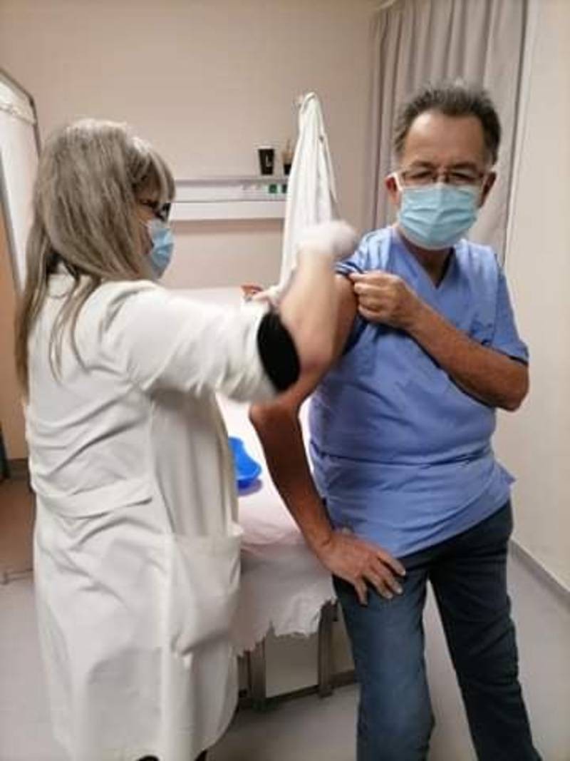 Κορωνοϊός εμβολιασμοί Γενικό Νοσοκομείο Λάρισας