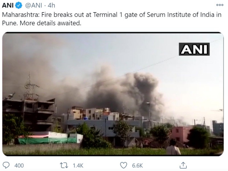 Φωτιά σε εργοστάσιο της Ινδίας 