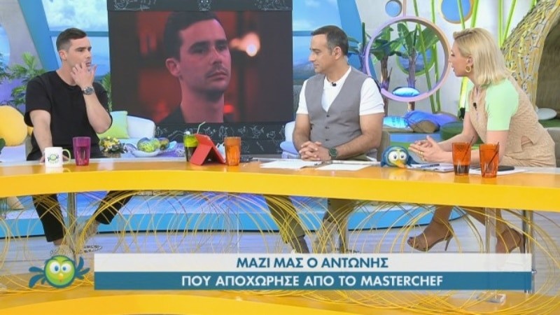 Masterchef - Αντώνης Μητρόπουλος πρώτες δηλώσεις