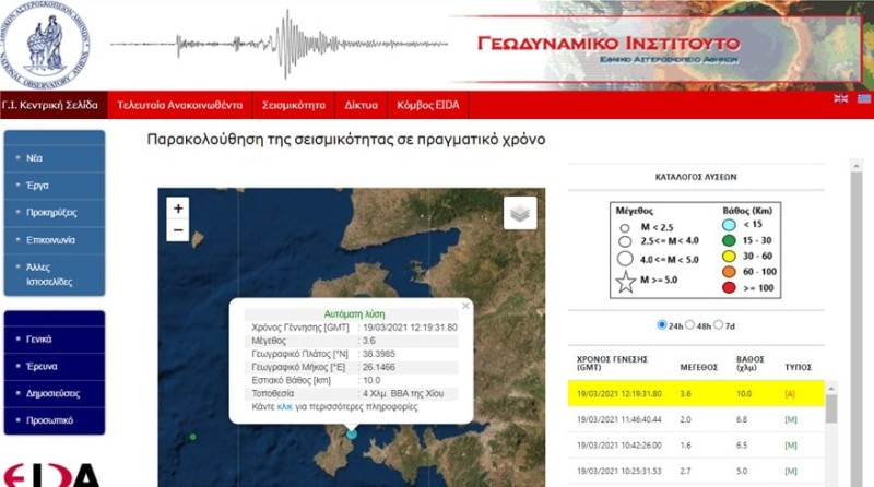 Σεισμός  Χίο