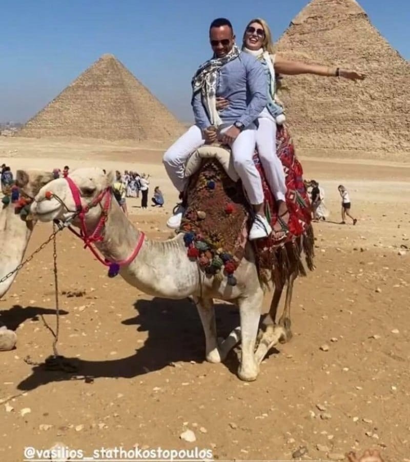 Κωνσταντίνα Σπυροπούλου διαψεύδει τις φήμες χωρισμού με τον Σταθοκωστόπουλο πηγαίνοντας μαζί στην Αίγυπτο