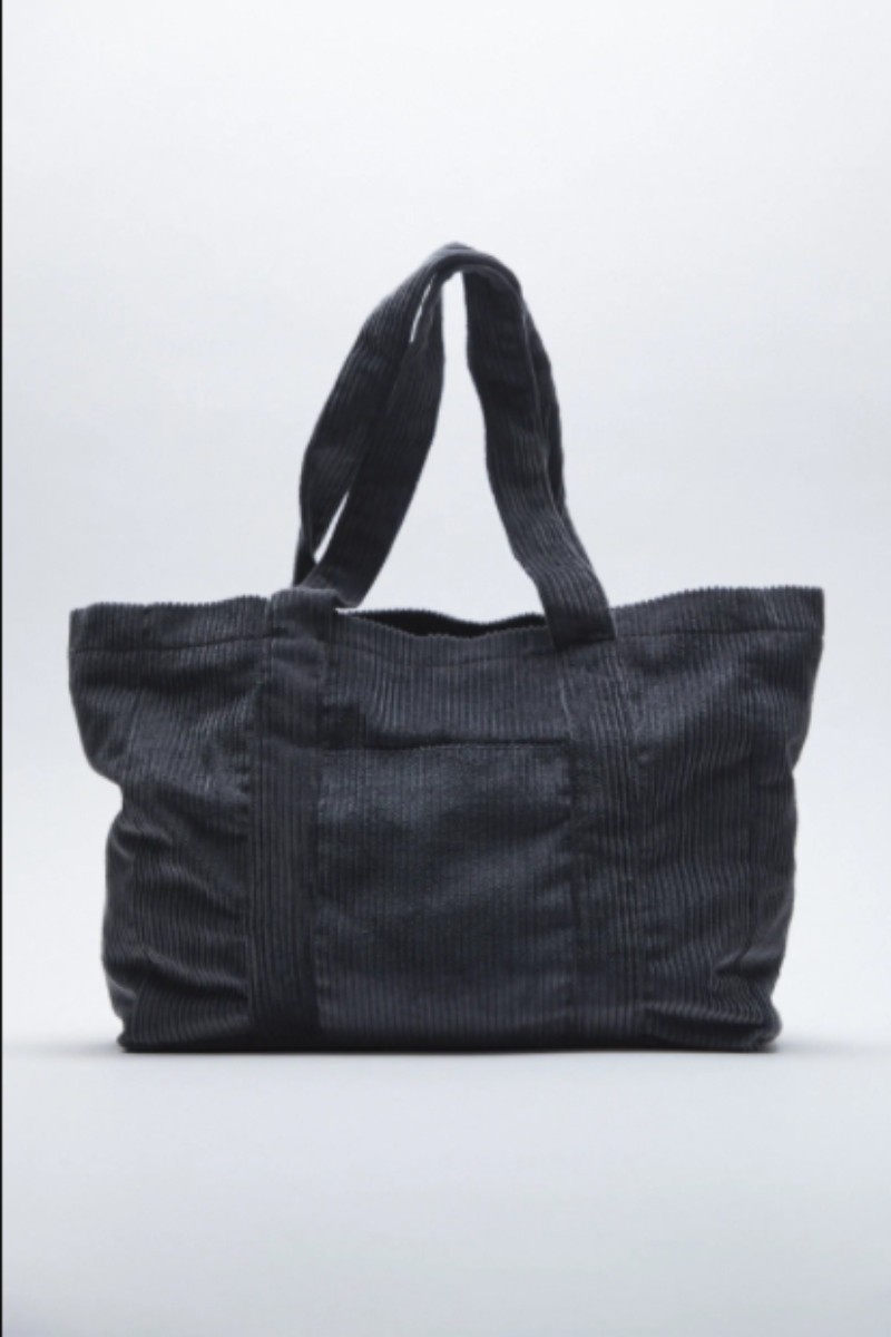 Zara μαύρη τσάντα μεγάλη