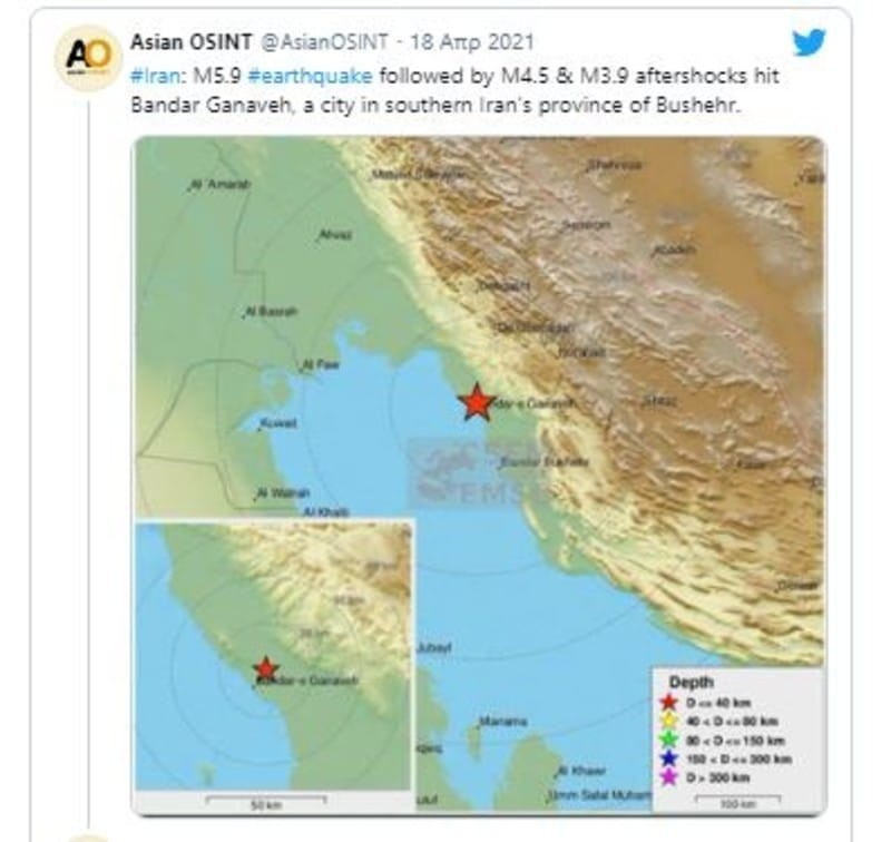 Σεισμός 5,9 Ρίχτερ Ιράν